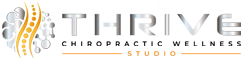 Thrive Chiropractic Wellness scrolling row logo.